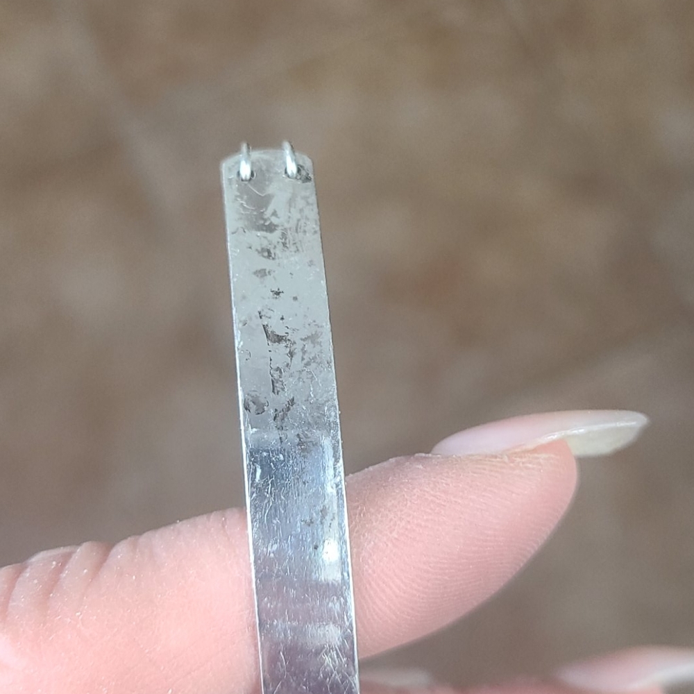 American Eagle Choker Necklace Silver Tone Lapis Lazuli Trendy Fashion Jewelry - Picture 4 of 4